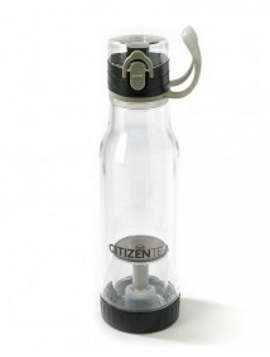 Travel Infuser Bottle – Black Cap